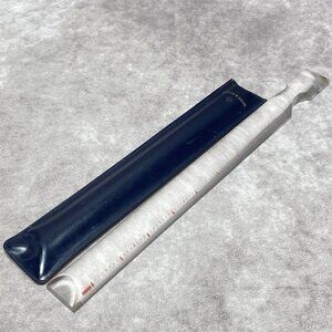 Bausch & Lomb Acrylic Magnifying Ruler With Black Case 8" Durable Optical Tool